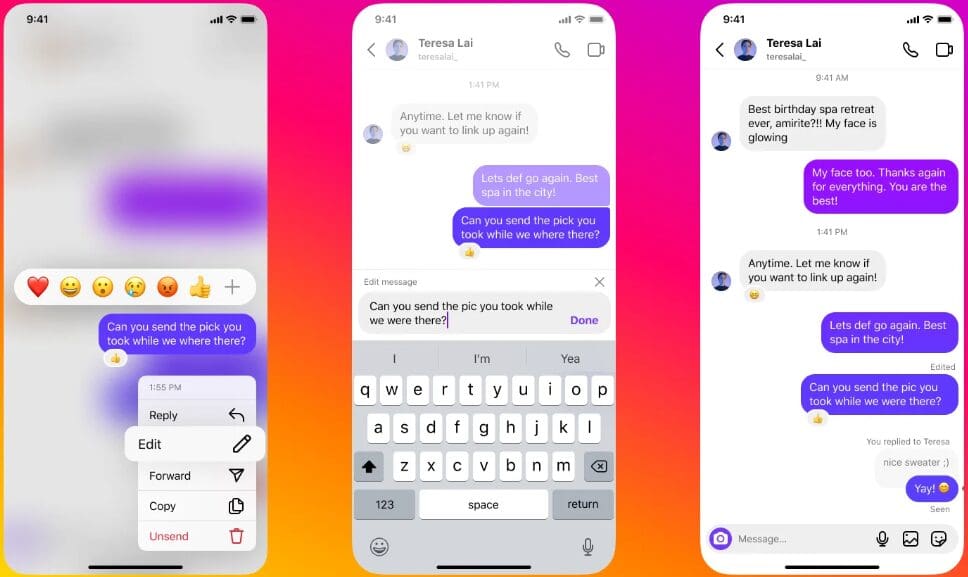 Instagram Rolls Out New DM Tools: Edit, Pin & More 1 Instagram DM 1