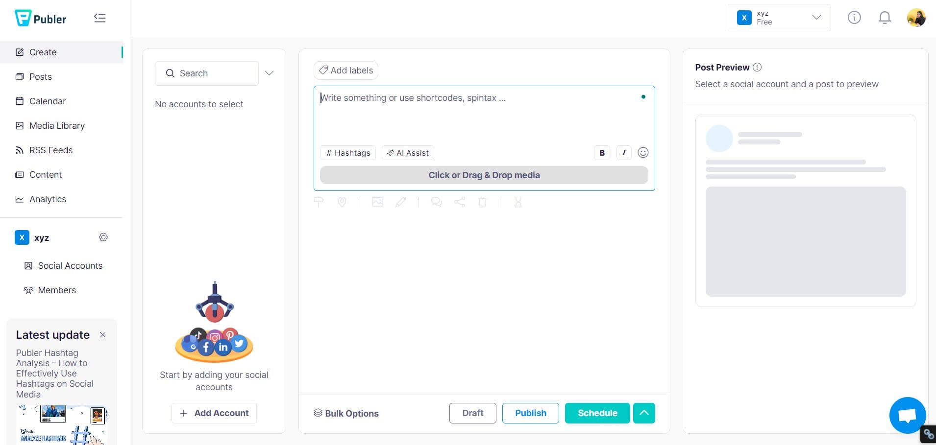 15+ Best Later Alternatives for Smarter Social Media Management in 2025 20 Publer Dashboard