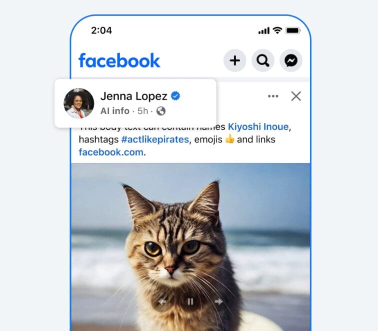 Meta Replaces “Made With AI” With “AI Info” 2 Meta Replaces “Made With AI” With “AI Info” 1