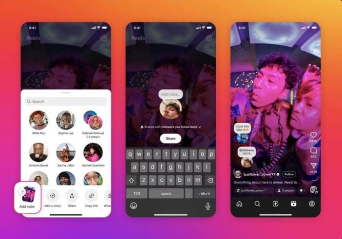 Instagram Rolls Out Notes Feature for Reels & Posts 1 Instagram