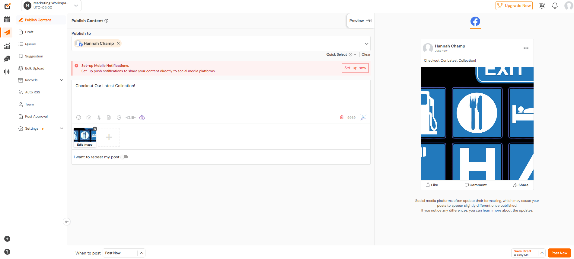 15+ Best Later Alternatives for Smarter Social Media Management in 2025 5 Social Champ’s Dashboard