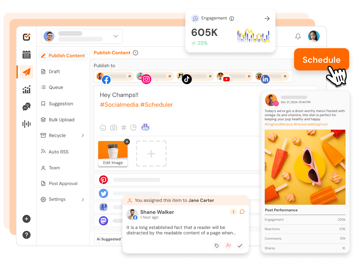 Social Media Management App 2 Social Media Management App 1