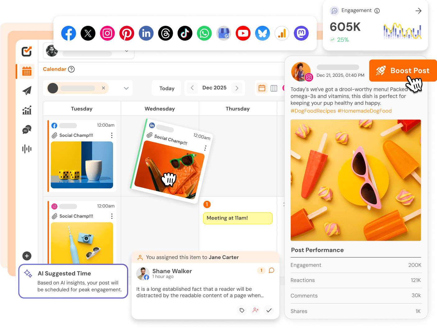 Social Media Management Tool for Startups