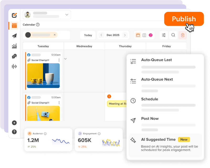 Visual Content Calendar