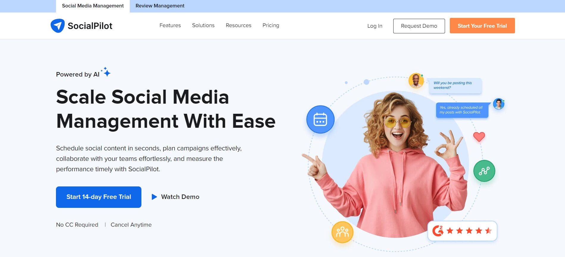 10 Best Sprinklr Alternatives for Social Media Management in 2025 30 SocialPilots-landing-page