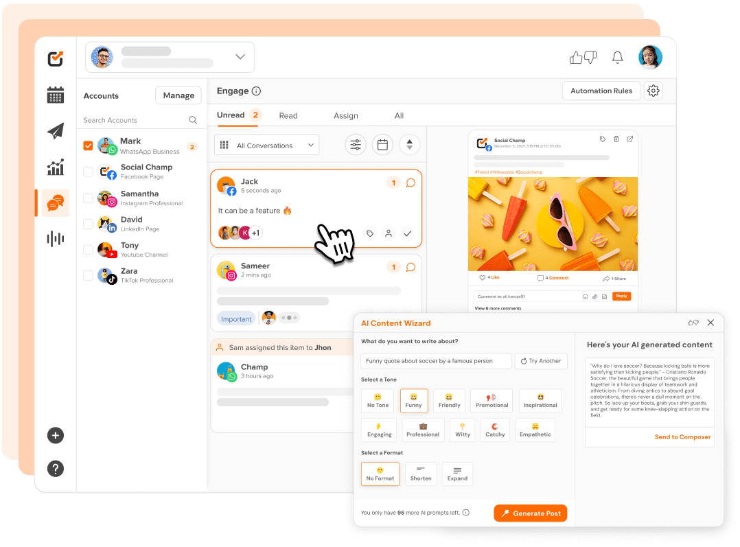 Built-in Tools to Maximize Reach and Engagement