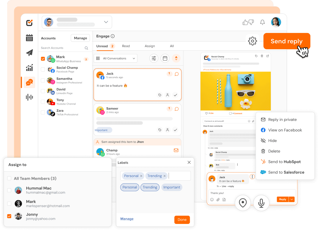 Social Media Management Tool for Financial Services 1