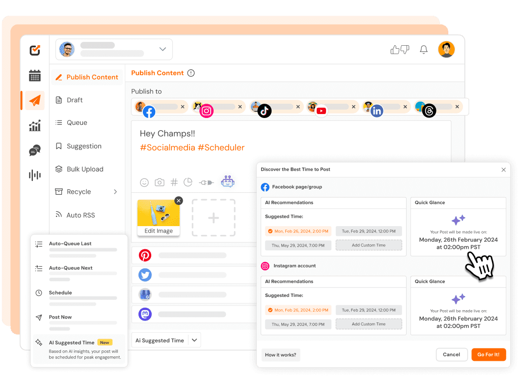 Boost Top Content With Social Champ
